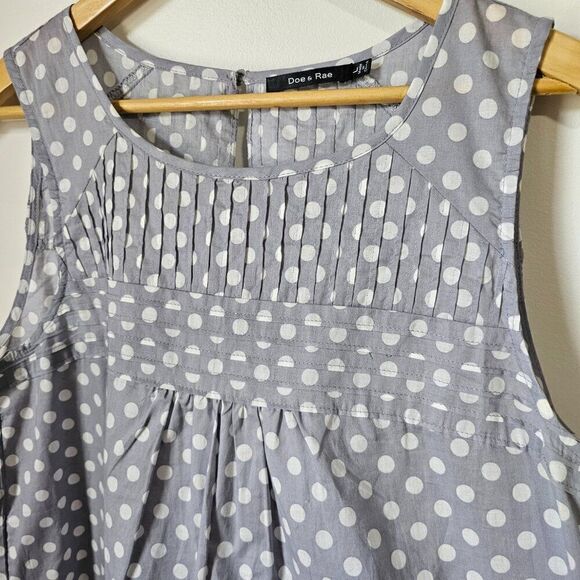 EUC DOE & RAE POLKA DOT TANK TOP SIZE LARGE - Picture 10 of 14